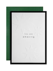 Hallmark Black White Gold Premium Congratulations Card - Memento Luxe - Image 5 of 6