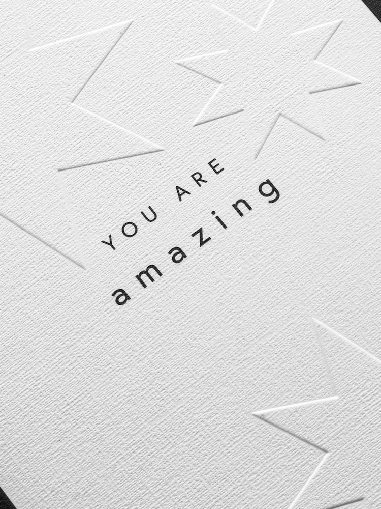 Hallmark Black White Gold Premium Congratulations Card - Memento Luxe - Image 6 of 6