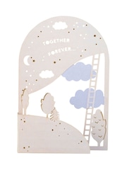 Hallmark White Gold Premium 3D 'Together Forever' Card - Paper Fables - Image 2 of 6