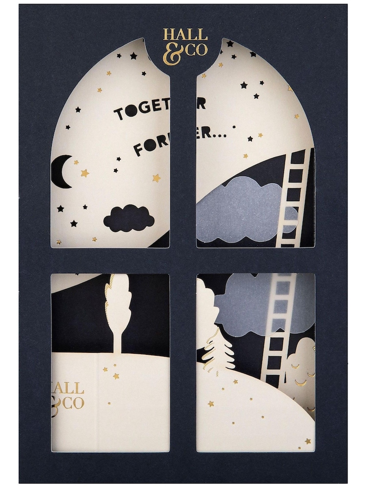 Hallmark White Gold Premium 3D 'Together Forever' Card - Paper Fables - Image 6 of 6