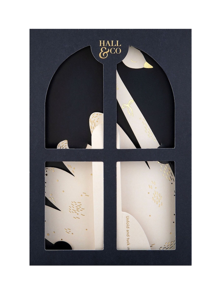 Hallmark White Gold Premium 3D White Swan Greeting Card - Paper Fables - Image 6 of 6