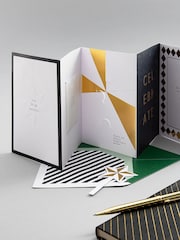 Hallmark Black White Gold Premium Birthday Card - Memento Luxe - Image 1 of 6