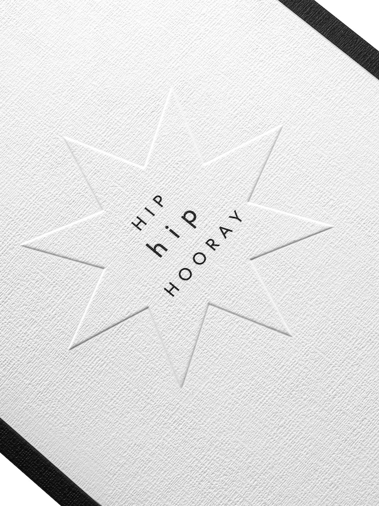 Hallmark Black White Gold Premium Birthday Card - Memento Luxe - Image 6 of 6