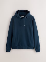 Navy Blue Linear Texture Hoodie - Image 1 of 3