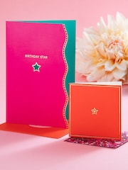 Hallmark Red Premium 'Birthday Star' Card - Vivid Aura - Image 1 of 5