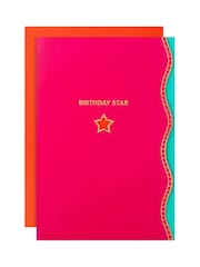 Hallmark Red Premium 'Birthday Star' Card - Vivid Aura - Image 2 of 5