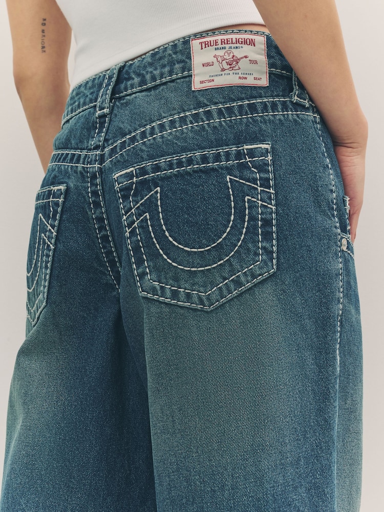 True Religion Emerald Fade Bobbi Baggy Big T Jeans - Image 6 of 6