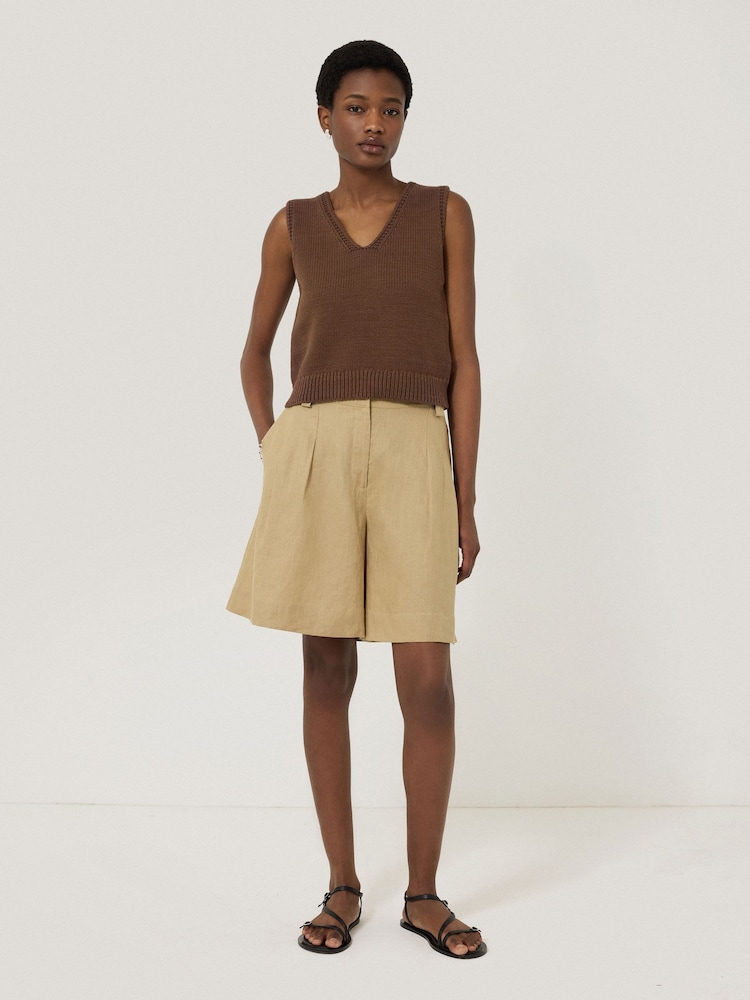 Jigsaw Brown Chunky Blend Vests - Image 5 of 6
