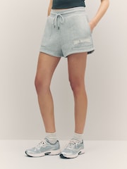True Religion Heather Grey Patched Lounge Shorts - Image 2 of 6