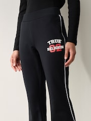 True Religion Jet Black True Sporty Bootcut Trackpants - Image 3 of 3