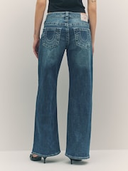 True Religion Dark Wash Bobbi Baggy Jeans - Image 4 of 6