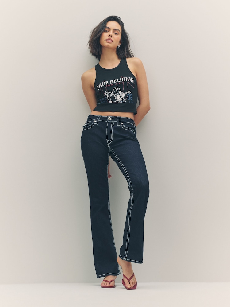 True Religion 2S Body Rinse Mid Bootcut Jeans - Image 2 of 6 True Religion 2S Body Rinse Mid Bootcut Jeans - Image 2 of 6