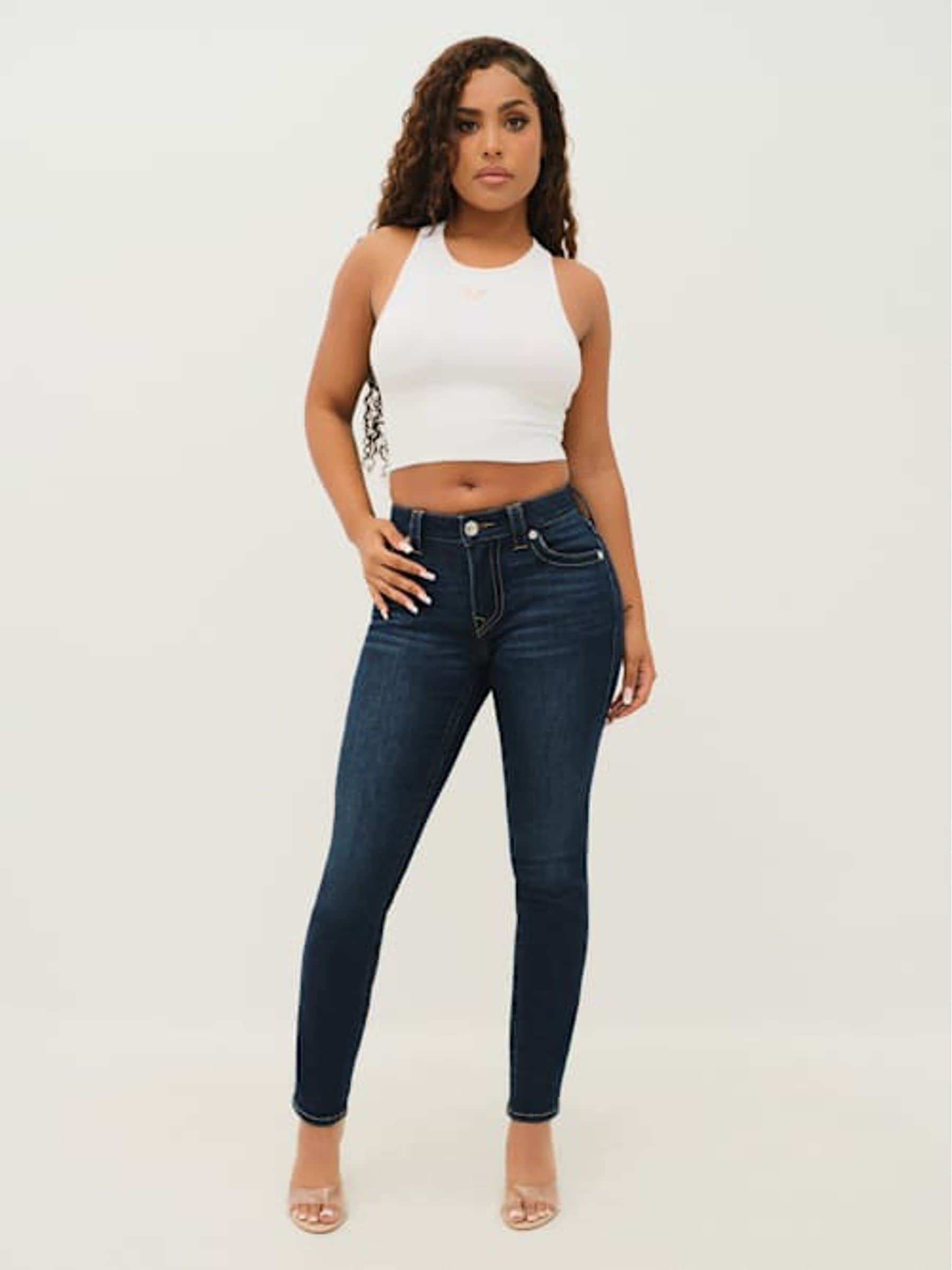 Pledge d-ring indigo skinny ISOLDE –