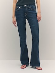 True Religion Indigo Upgrade Joey Low Rise Flare Jeans - Image 3 of 5