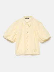 Mint Velvet Yellow Puff Sleeve Shirt - Image 6 of 8