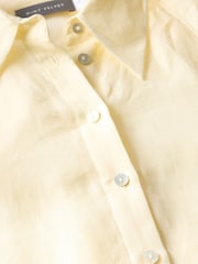 Mint Velvet Yellow Puff Sleeve Shirt - Image 8 of 8