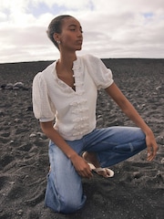Mint Velvet White Blend Knit Top - Image 2 of 8