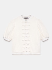 Mint Velvet White Blend Knit Top - Image 7 of 8