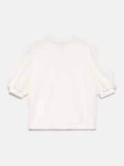 Mint Velvet White Blend Knit Top - Image 8 of 8