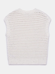 Mint Velvet White Sequin Knit Top - Image 8 of 8