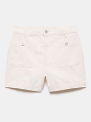 Mint Velvet White 100% Cotton Shorts - Image 7 of 8