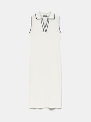 Mint Velvet White Polo Midi Dress - Image 7 of 8