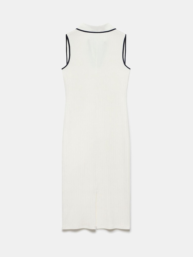 Mint Velvet White Polo Midi Dress - Image 8 of 8