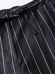 Mint Velvet Black Striped Wide Trousers - Image 8 of 8