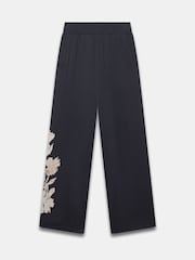 Mint Velvet Blue Floral Print Wide Trousers - Image 7 of 8