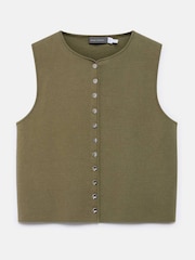 Mint Velvet Knit Minimalist Waistcoat - Bild 7 von 8