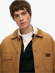 Superdry Brown Surplus Four Pocket Chore Jacket - Image 3 of 3