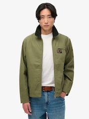 Superdry Green Cord Collar Ranch Jacket - Image 1 of 6