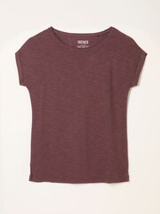 FatFace Ivy Dark Purple T-Shirt - Image 5 of 5