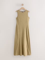 Khakigrün - Jersey-Maxikleid - Bild 5 von 7