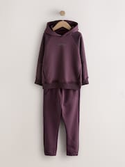 Burgundy Red Sweatshirt and Joggers Set (3-16yrs) - Image 4 of 10