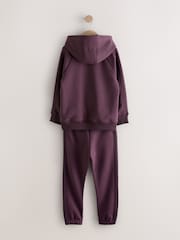 Burgundy Red Sweatshirt and Joggers Set (3-16yrs) - Image 6 of 10