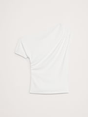 Banana Republic White Knit Off-Shoulder Top - Image 4 of 4