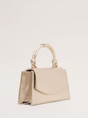 Phase Eight Gold Leather Clutch - Image 2 of 7