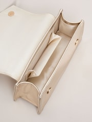 Phase Eight Gold Leather Clutch - Image 4 of 7