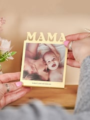 Personalised Brass Mama Photo Print by Oakdene - Image 1 of 1