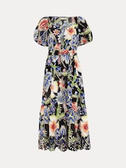 Phase Eight Black Petite Asa 100% Cotton Dress - Image 6 of 6