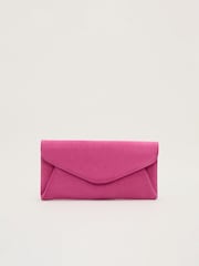 Phase Eight Pink Suede Clutch - Image 1 of 7
