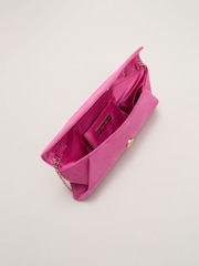 Phase Eight Pink Suede Clutch - Image 5 of 7