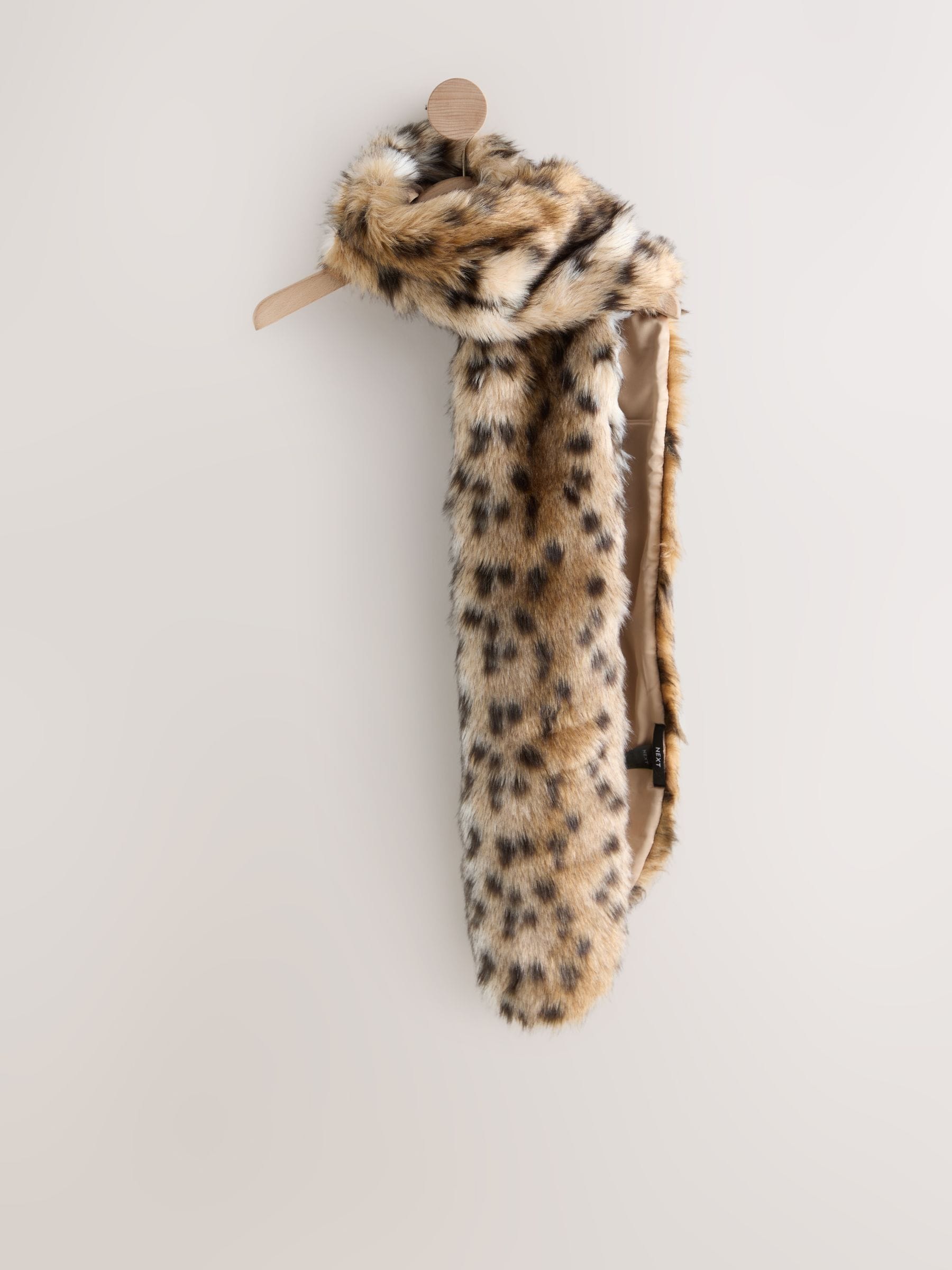Buy Leopard Faux Fur Stole Scarf from Next USA