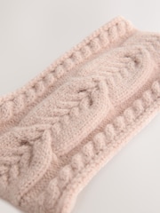 Pink Cable Knit Headband - Image 3 of 3