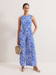 Phase Eight Blue Marta Jumpsuit - Image 1 of 7