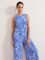 Phase Eight Blue Marta Jumpsuit - Image 3 of 7