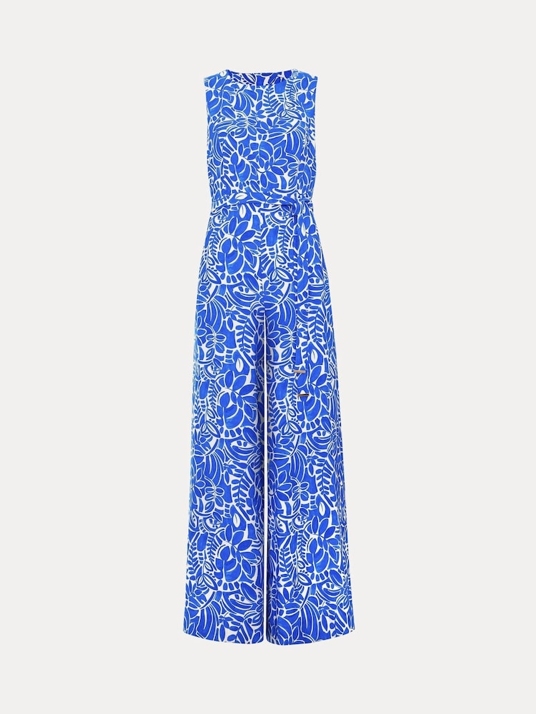 Phase Eight Blue Marta Jumpsuit - Image 7 of 7