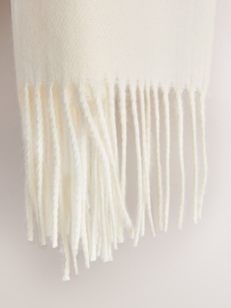 Cream Midweight Scarf - Image 3 of 3