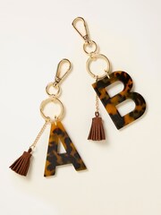 FatFace Tortoiseshell Brown Alphabet Charm - Image 2 of 2